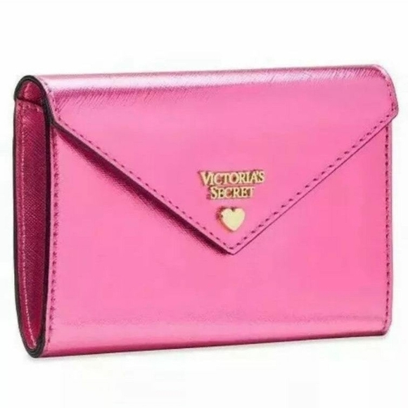 Victoria's Secret Jewel Metallic Envelope Pouch/Clutch/Wallet - Picture 2 of 4